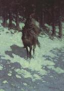 Frederic Remington Figure of the Night (mk43) oil